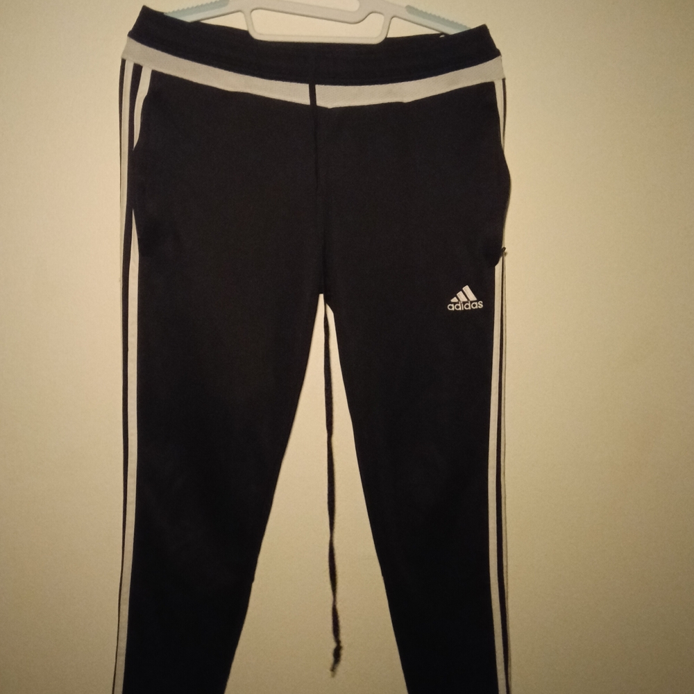 Adidas Sweatpants Black and White Joggers